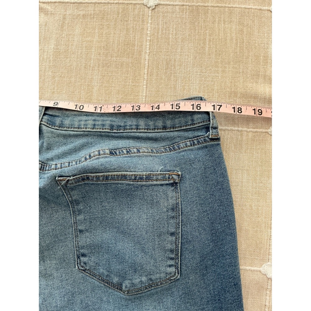 Sonoma Straight Leg Jeans 14L Medium Wash Blue Denim Stretch Tall Long - Picture 5 of 8